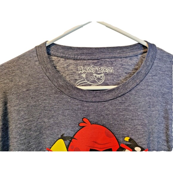 Angry Birds Phone App Smart Phone Video Game Gray T-Shirt Tee Shirt 2XL - Picture 3 of 5